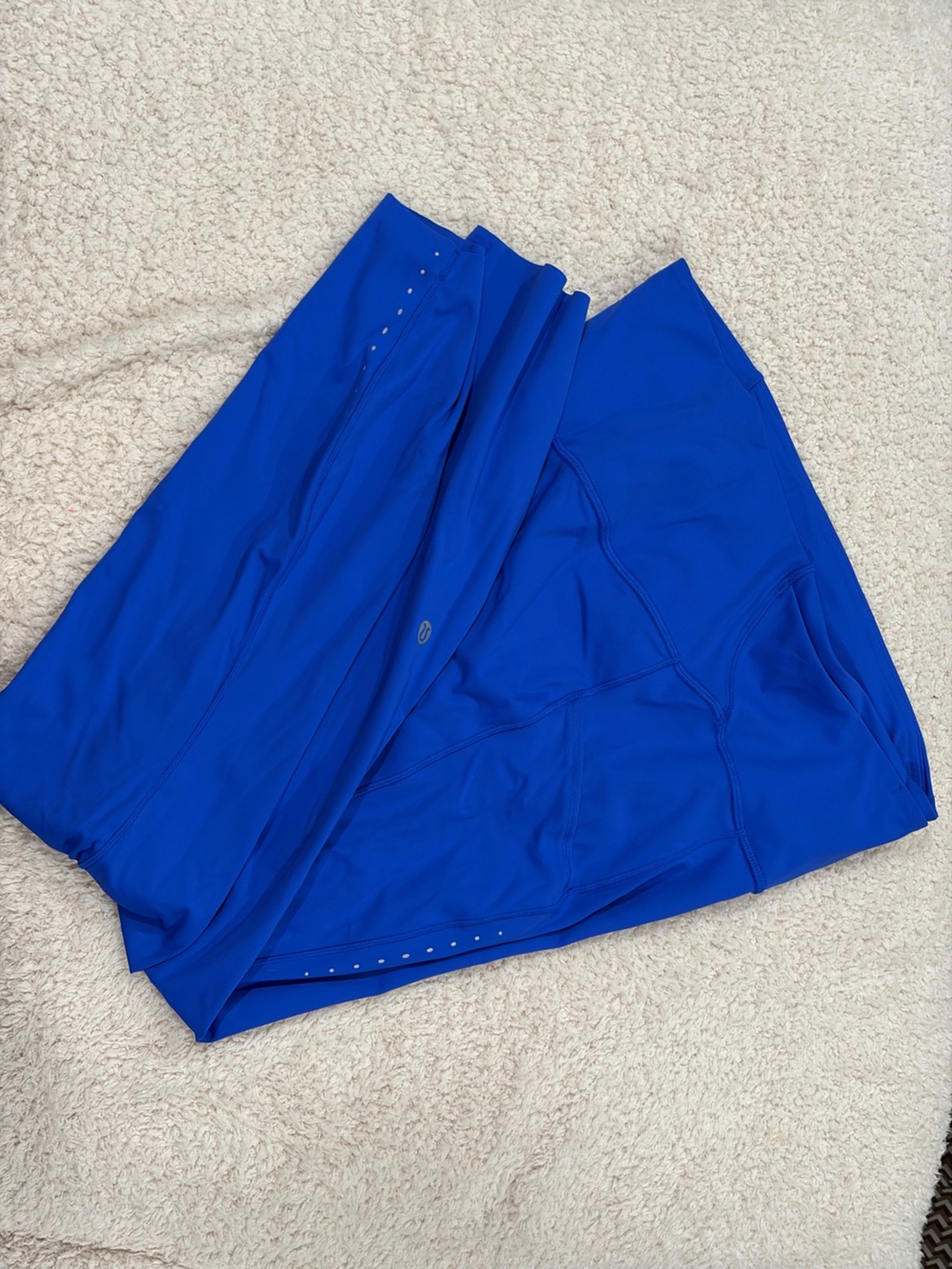 Blue Lululemon fast and free leggings size 10